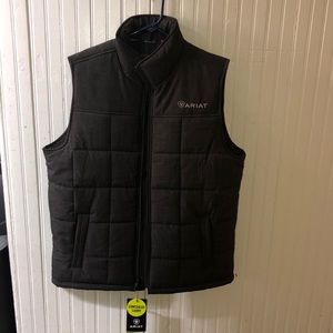 Ariat Crius Espresso Heather Vest, Size Lg
